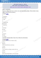 Đề thi giữa kì 2 Tiếng Anh 12 Friends Global - Đề số 6
